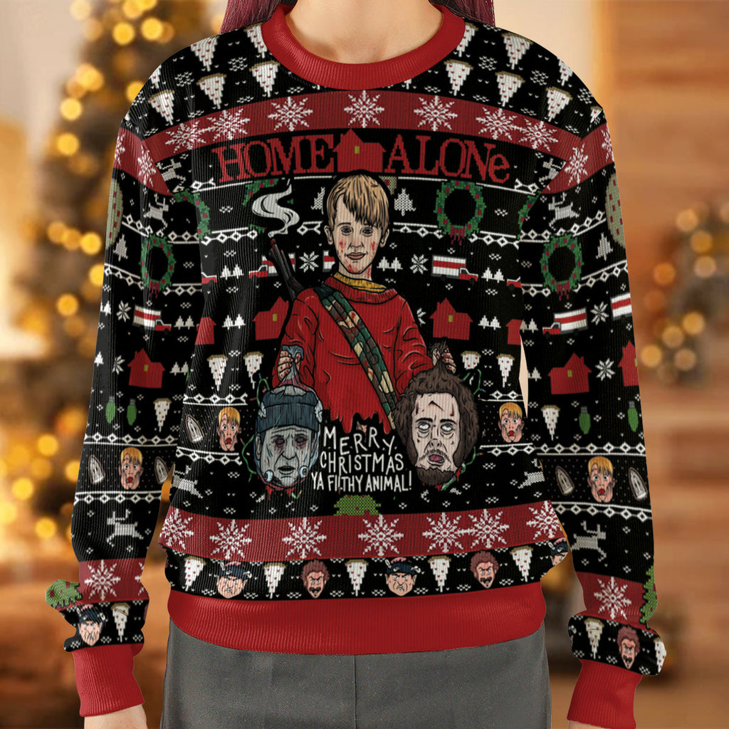 Surprise Gift Home Alone Ugly Christmas Sweatshirt