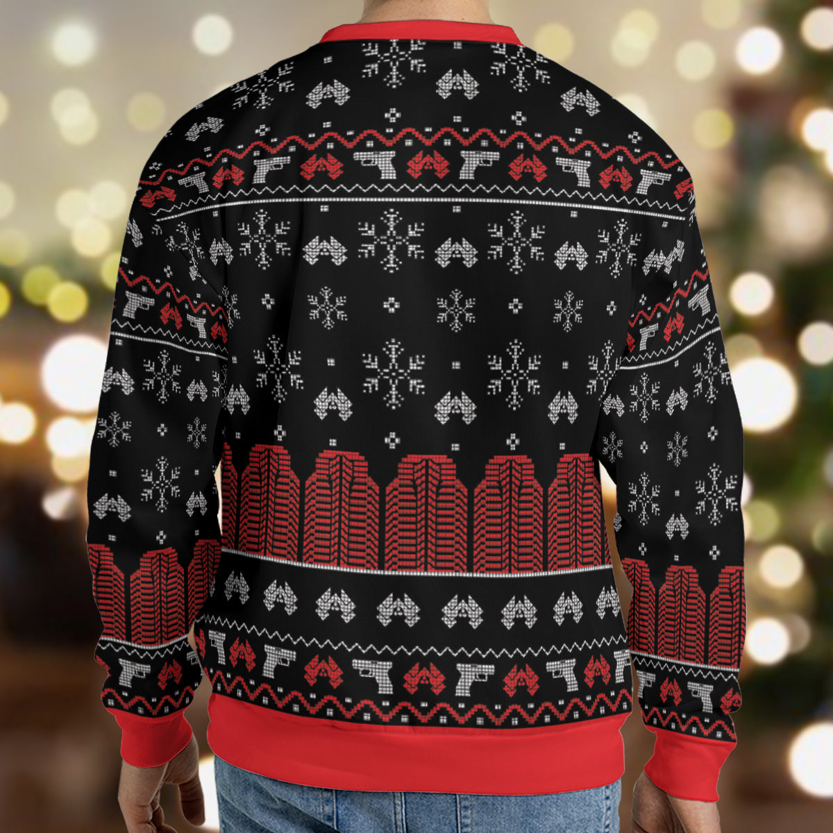 Deck The Hans Die Hard Ugly Christmas Sweatshirt