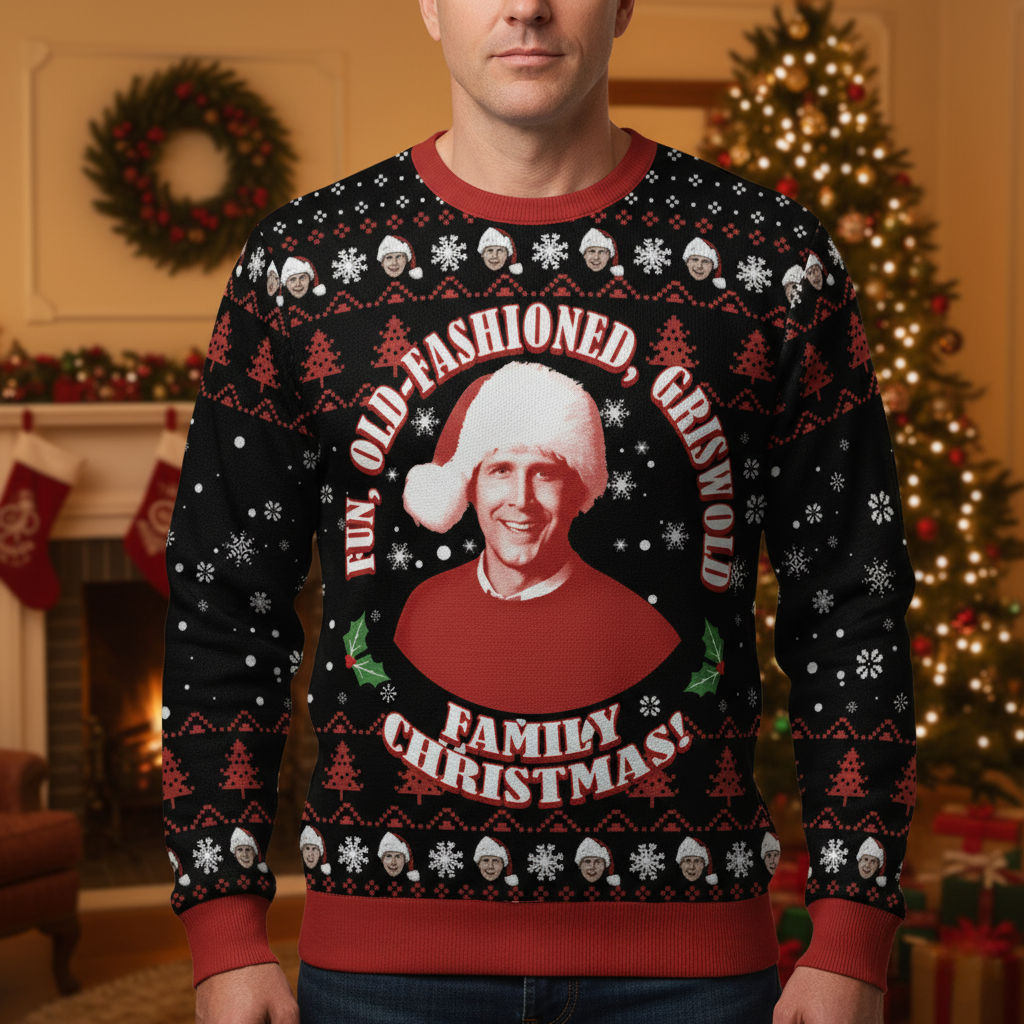 Old-Fashioned Griswold Ugly Christmas Sweatshirt