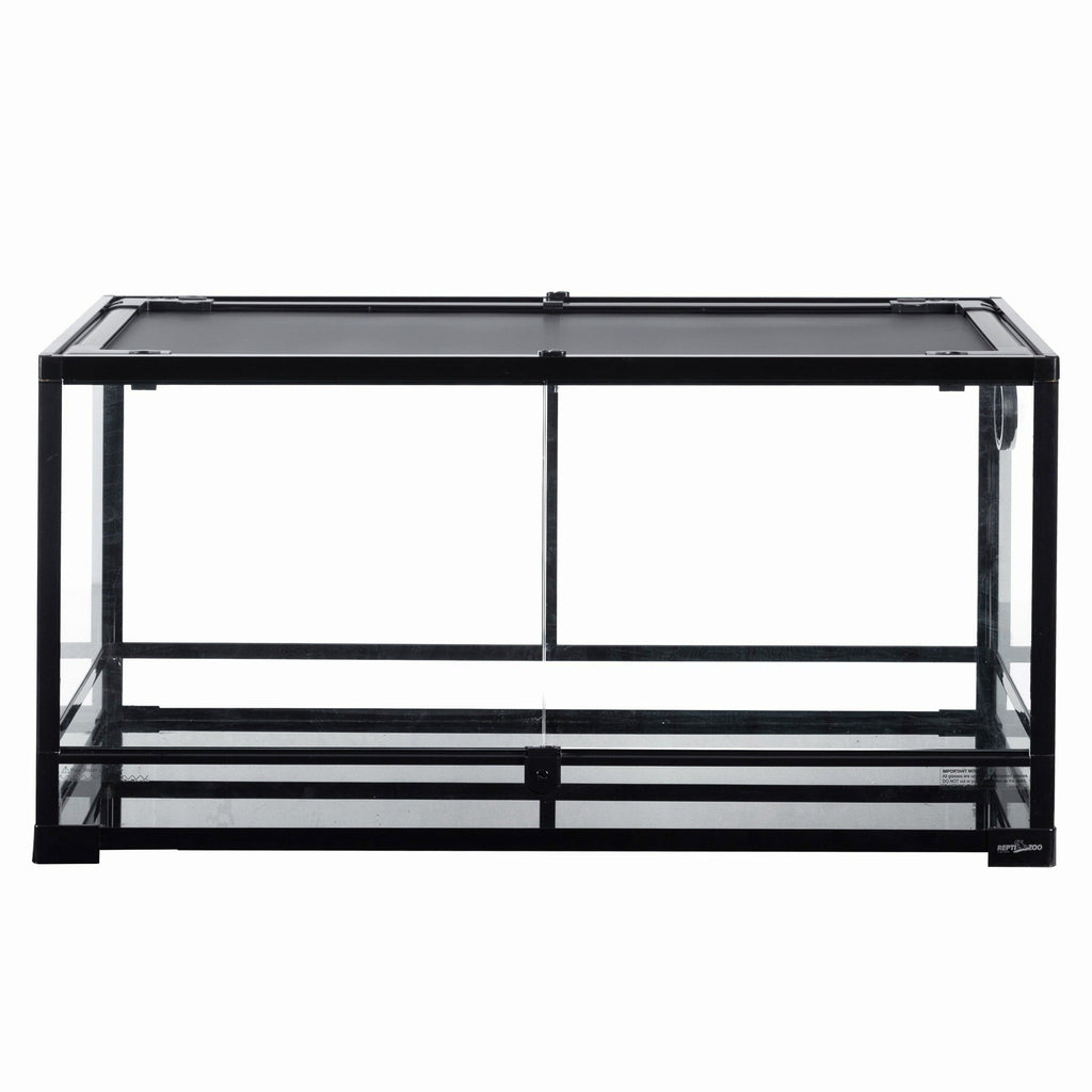 REPTI-ZOO Glass Terrarium, Front Double Doors, 40 Gallon