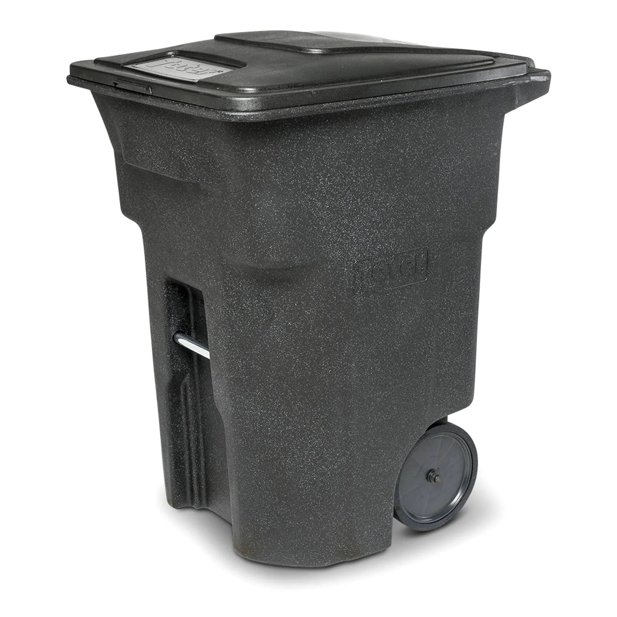 96 Gal. Trash Can With Quiet Wheels And Lid - ANA96-00BKS