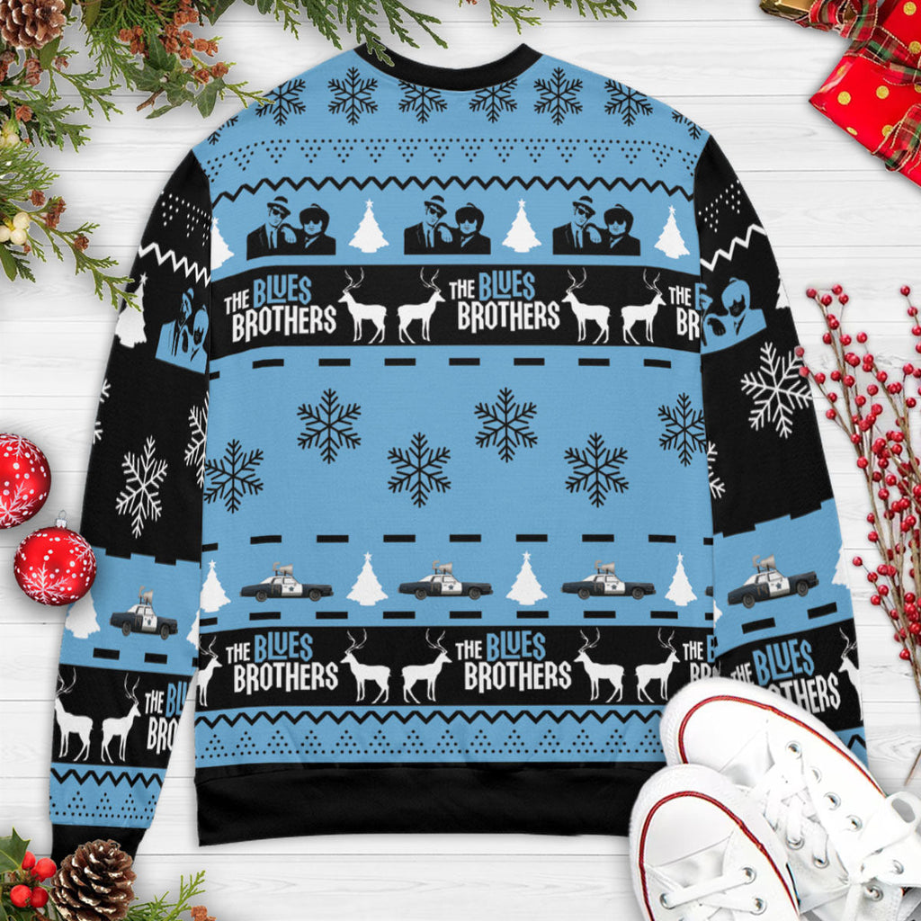 The Blues Brothers Ugly Christmas Sweatshirt