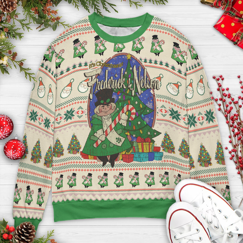 Frederick Nelson Ugly Christmas Sweatshirt