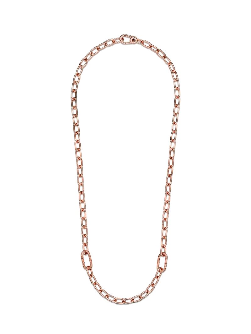 Rose Gold-Plated Small Link Chain Necklace
