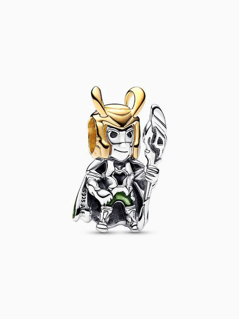 Horned Character Enamel Charm