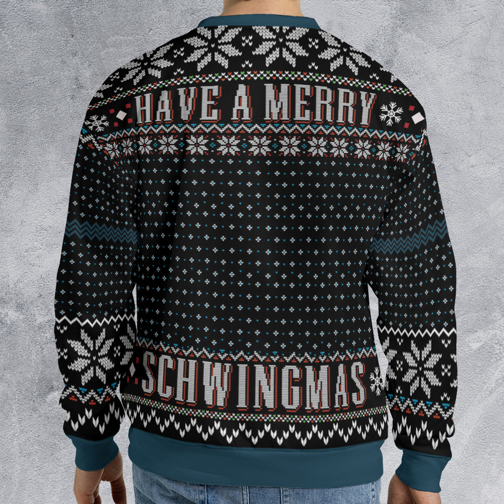 Have A Merry Schwingmas Ugly Christmas Sweatshirt