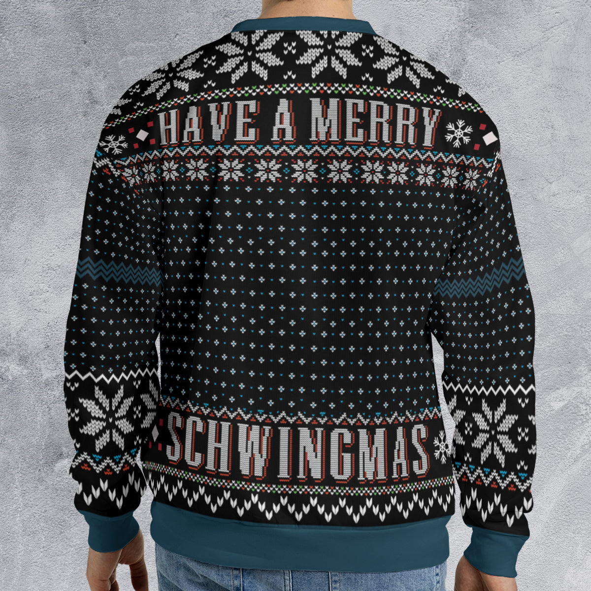 Have A Merry Schwingmas Ugly Christmas Sweatshirt