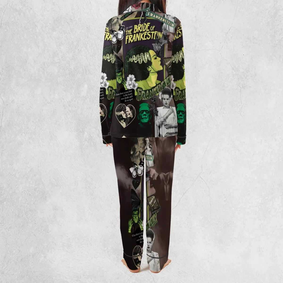 Vintage Bride Of Frankenstein Pajamas Set