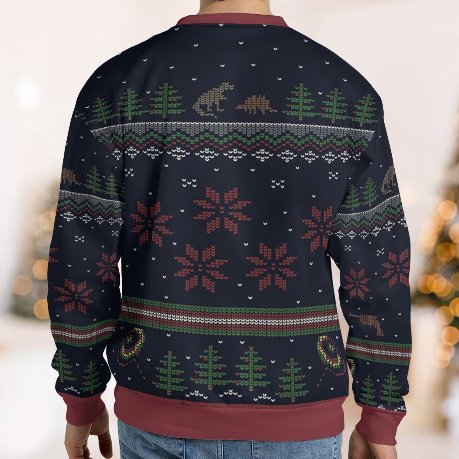 Shiny Xmas Firefly Ugly Christmas Sweatshirt