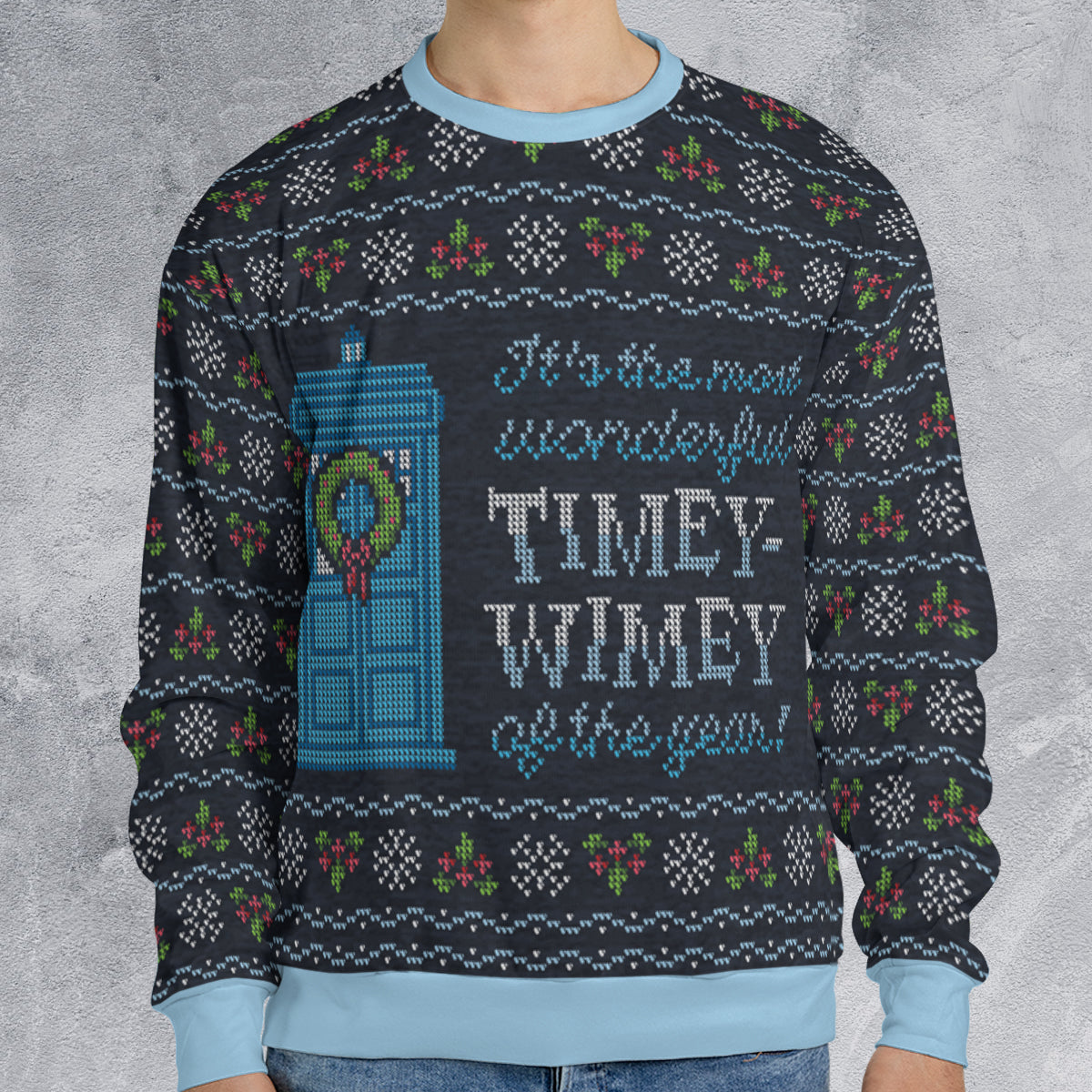 Timey Ugly Christmas Sweatshirt