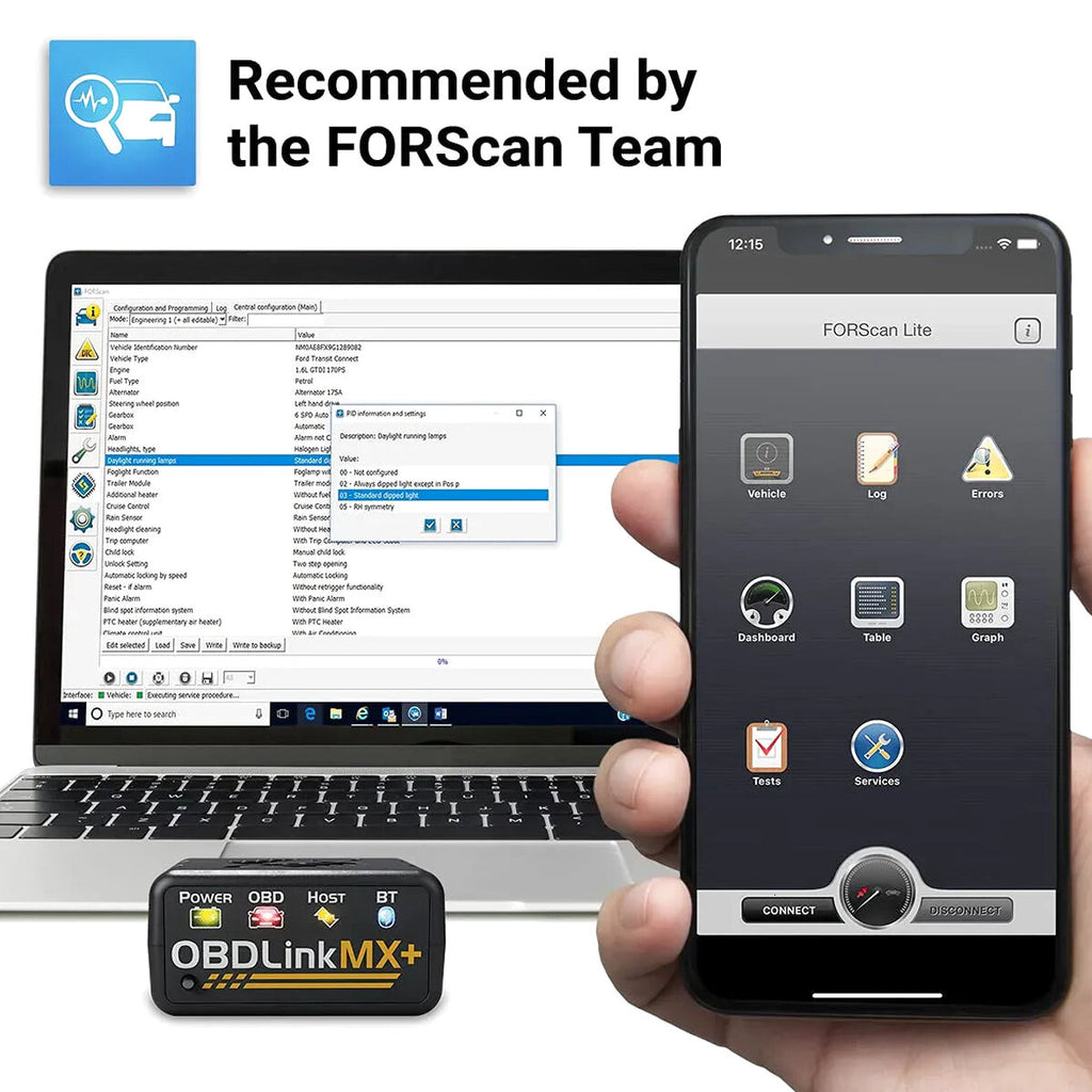 OBDLink Bluetooth OBD Scanner For iPhone, Android, And Windows - MX+