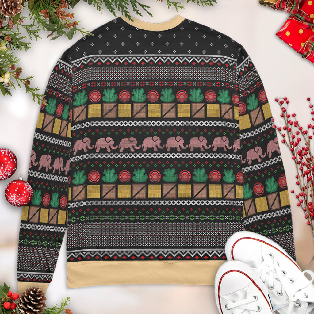 Hey Santa Can I Fix You Some Sandwiches Bad Santa Ugly Christmas Sweatshirt