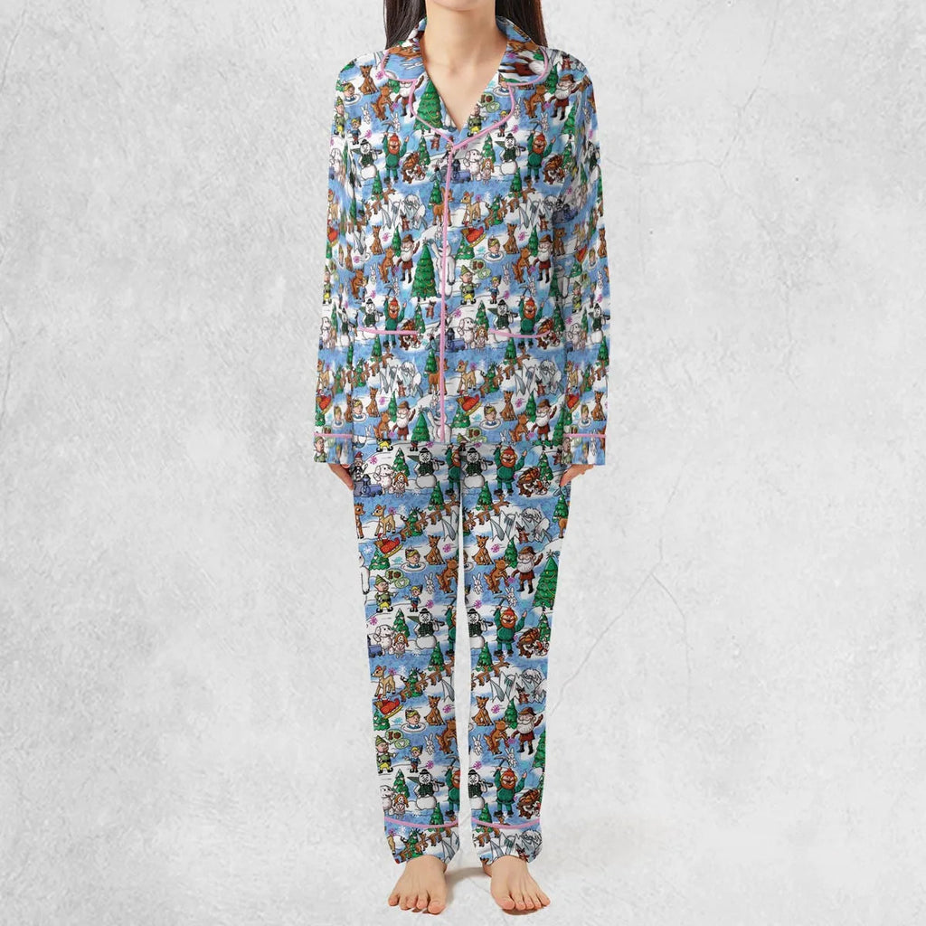 Snowland Rudolph the Red-Nosed Reindeer Pajamas Set