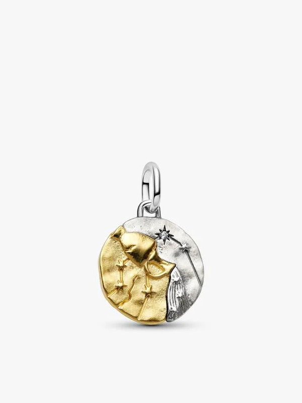 Gold-Plated Aquarius Zodiac Charm