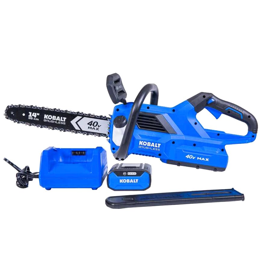 Kobalt Gen4 40-Volt 14-in Brushless Battery Chainsaw 4 Ah - KCS 1040A-03