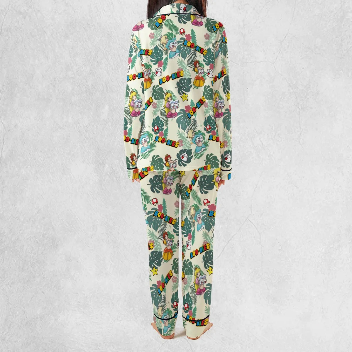 Super Mario Boo-Bies Pattern Pajamas Set