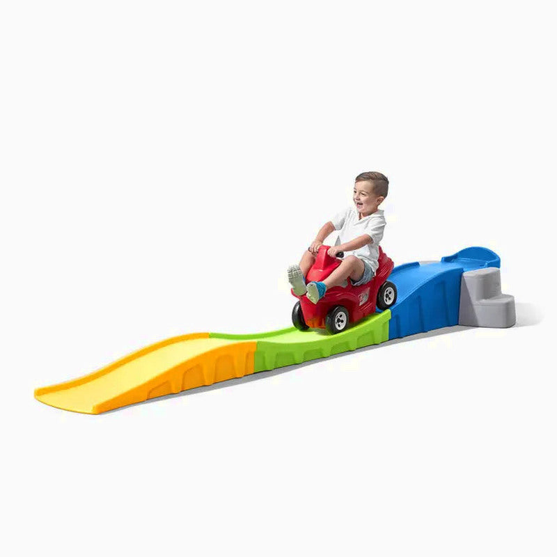 Step2 Anniversary Edition Up & Down Roller Coaster Ride-On Toy, Over 10 Ft, Multicolor - 863300