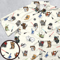 Star Wars Characters As Cats Button Down Shirt