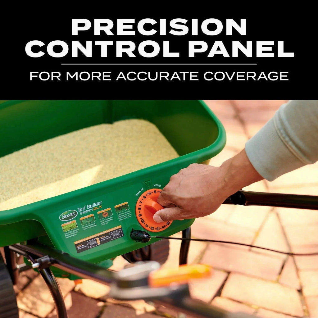 Scotts Turf Builder EdgeGuard DLX Broadcast Spreader 15,000 sq. ft.