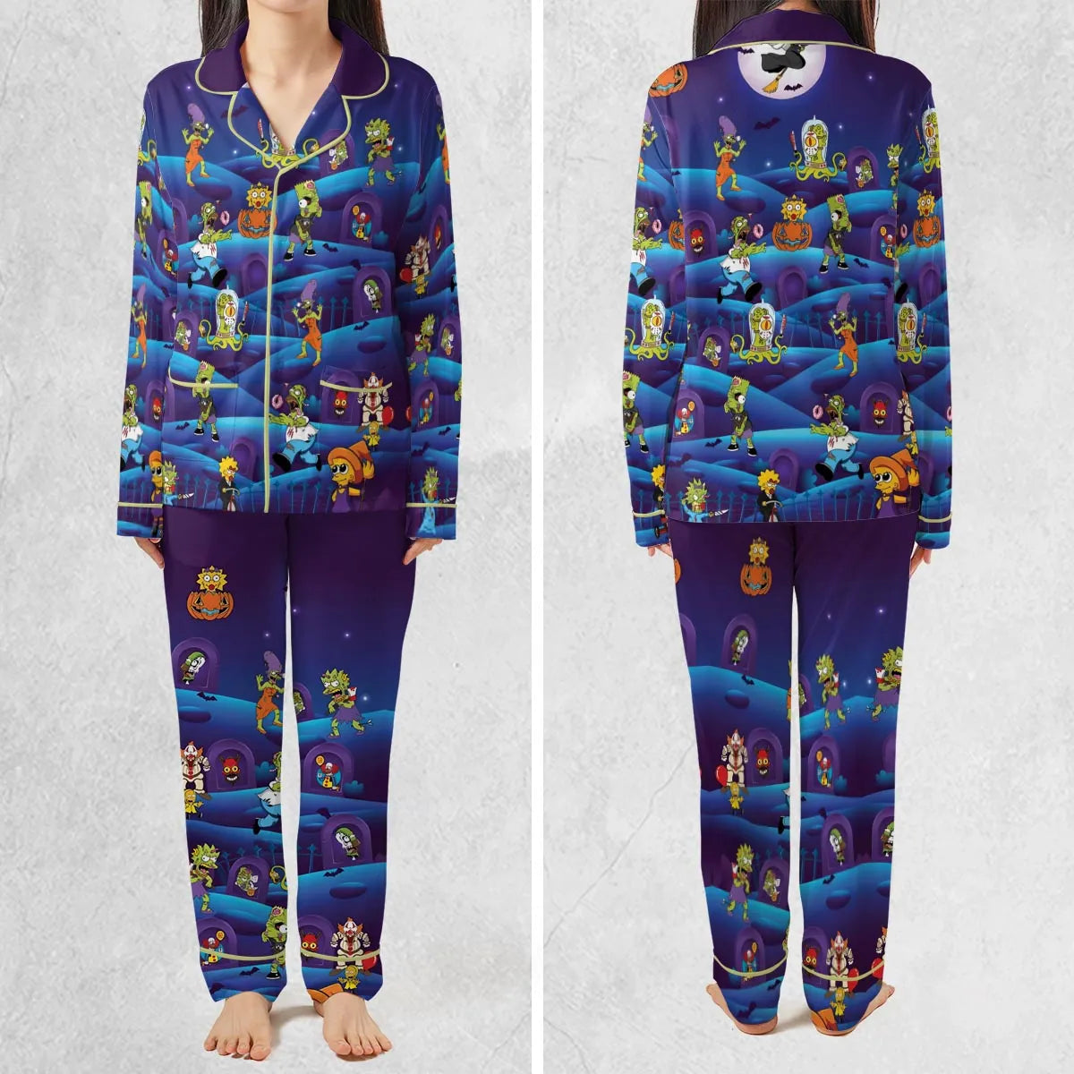 Horror Night The Simpsons Pajamas Set