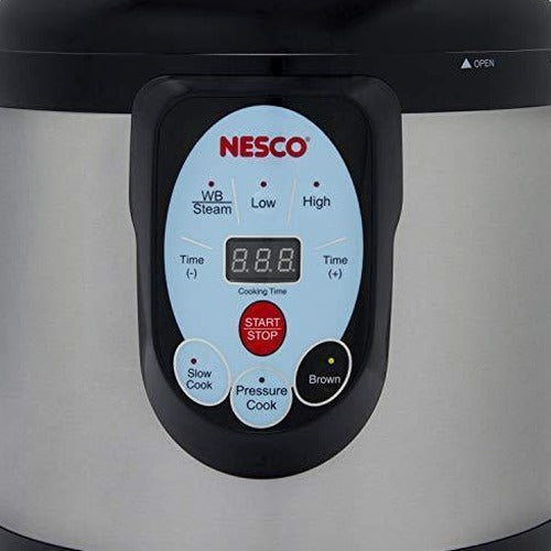 NESCO Smart Pressure Canner And Cooker, 9.5 Quart, Stainless Steel - NPC-9