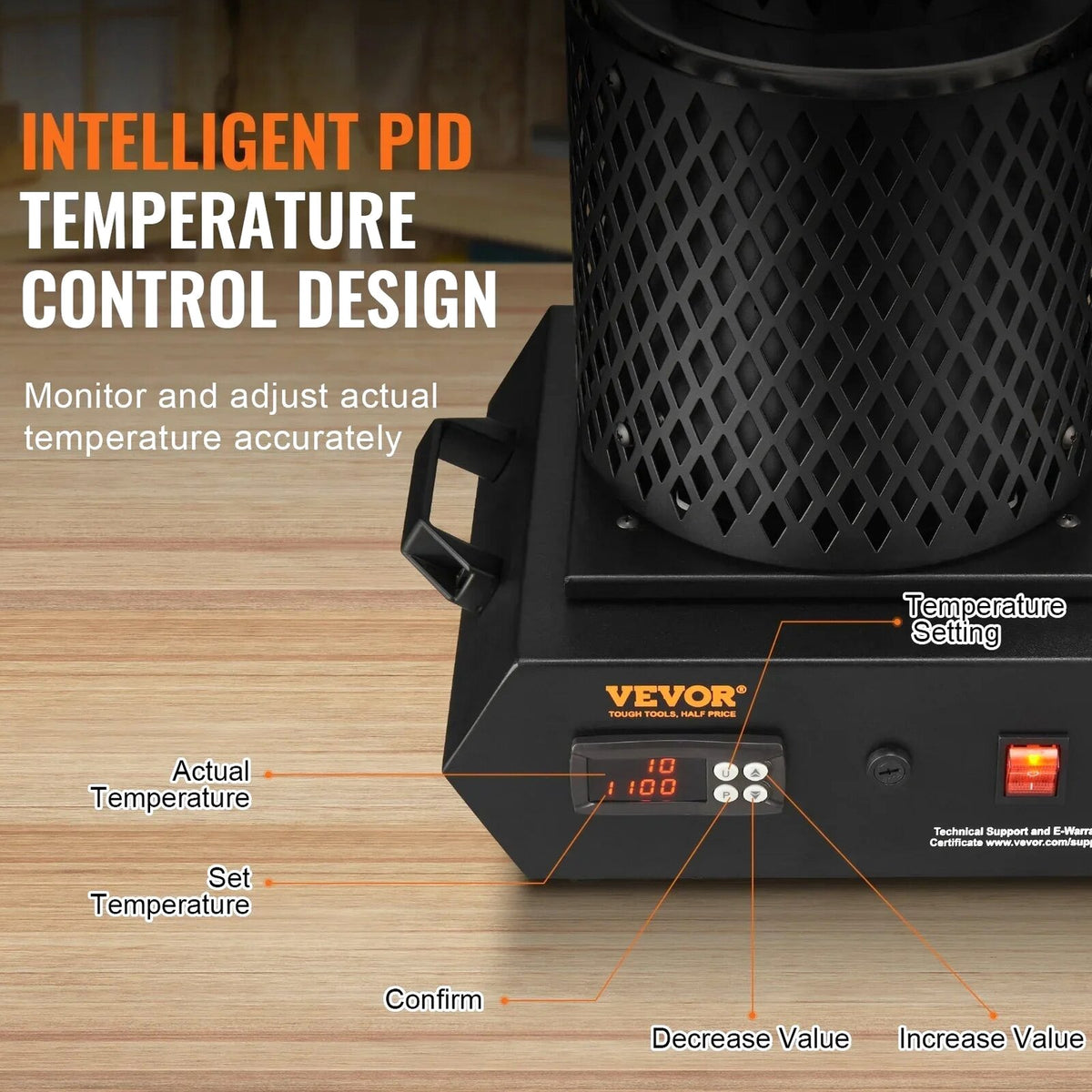 SKYSHALO Gold Melting Furnace, 1 + 3 KG, 1350W