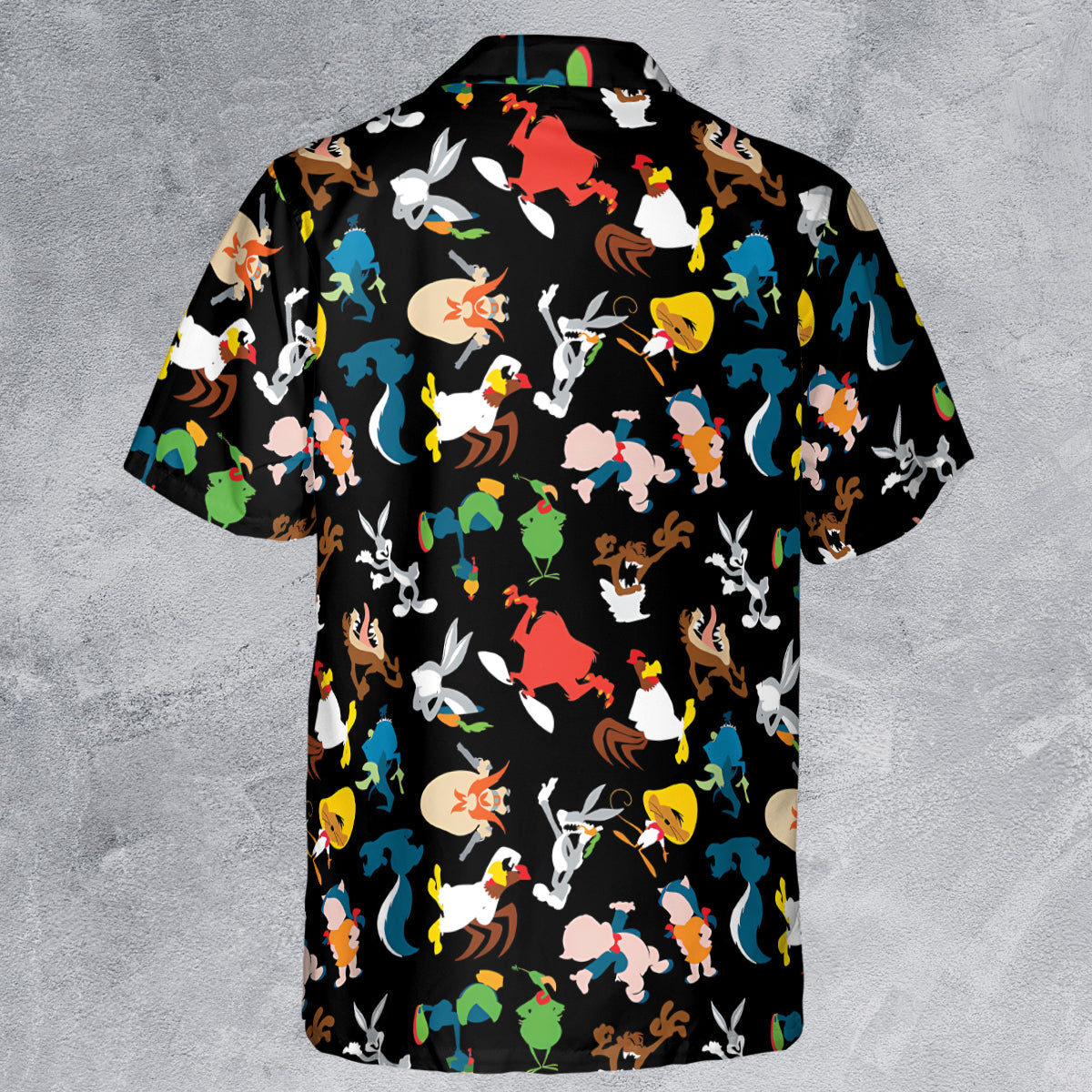 Looney Tunes Identity Pattern Button Down Shirt