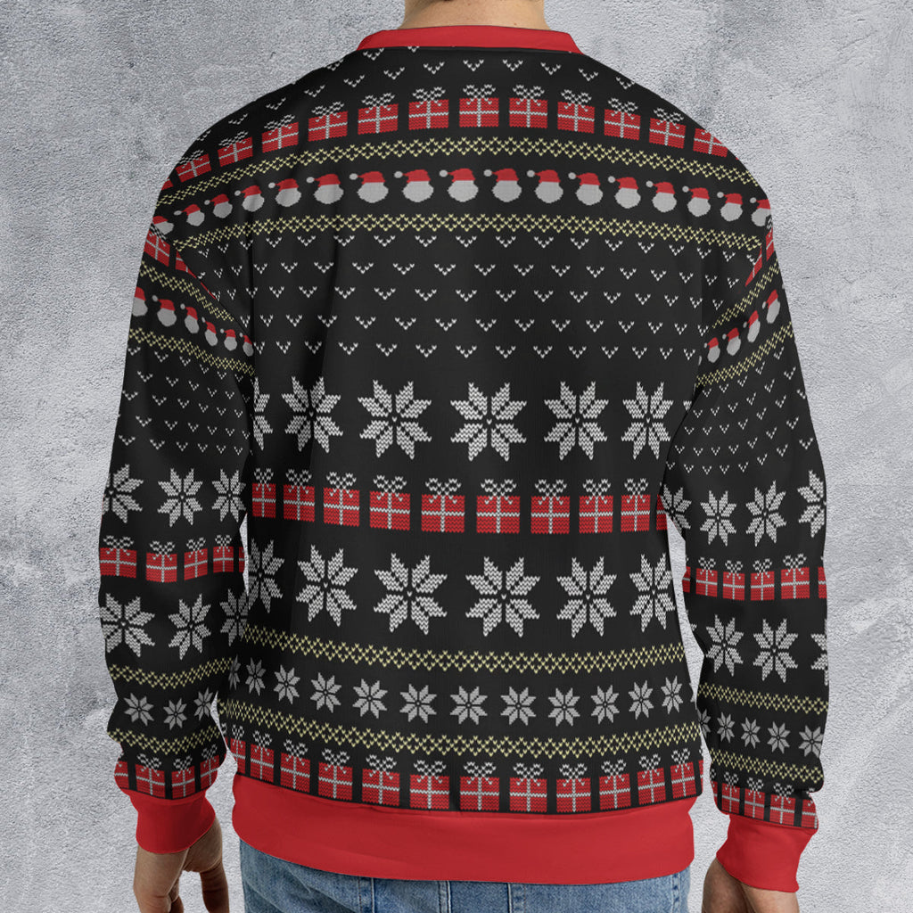 No Turkey Peep Show Ugly Christmas Sweatshirt