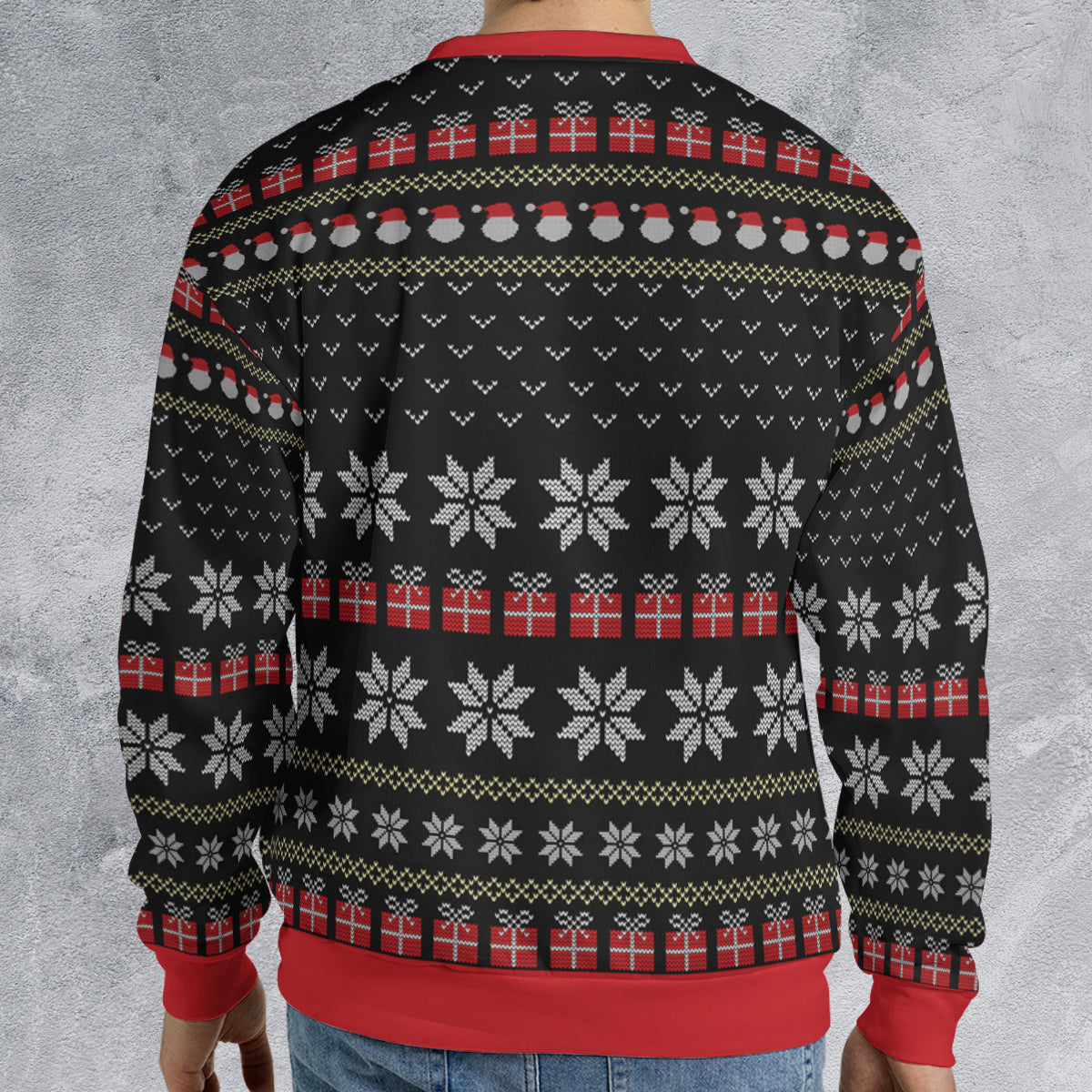 No Turkey Peep Show Ugly Christmas Sweatshirt
