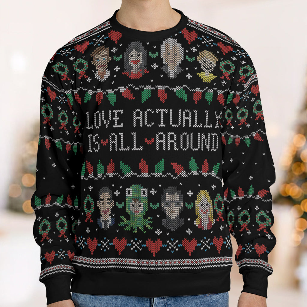 Love Actually Ugly Christmas Sweatshirt