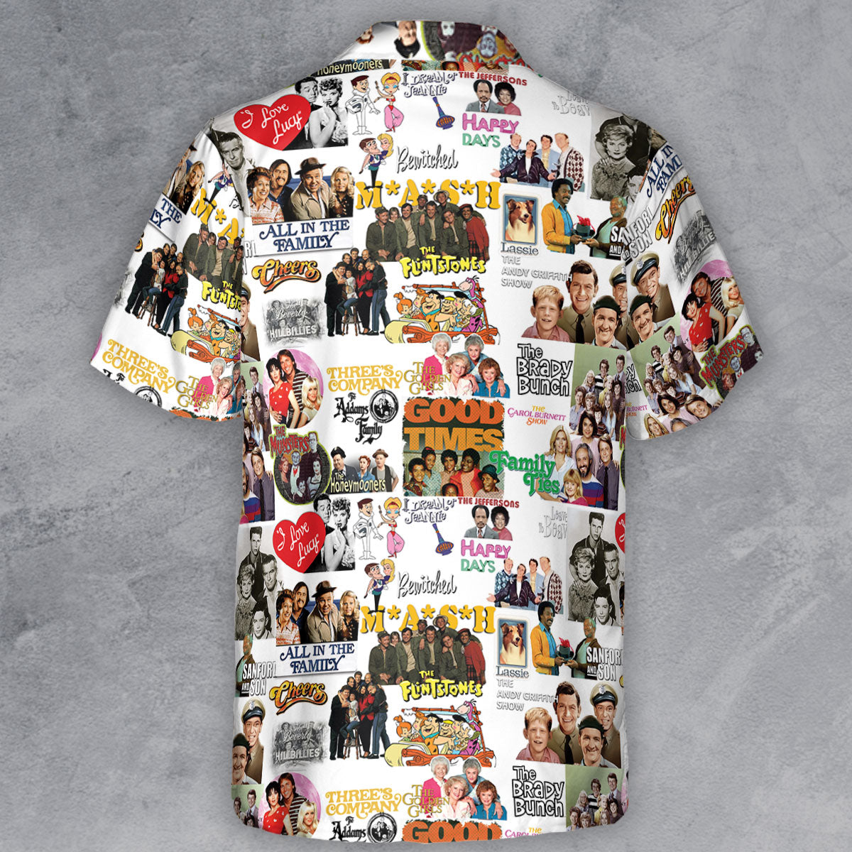 Stuck in the 80s Famous Sitcom Button Down Shirt