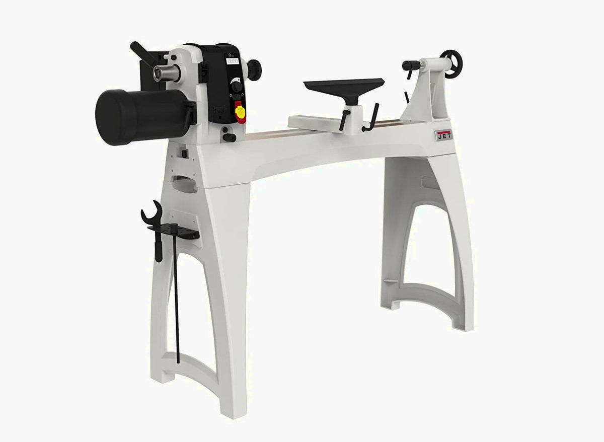 Jet Woodworking Lathe 16 in x 40 in, 1 HP, Single Phase - JWL-1640EVS 719500