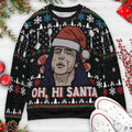 Oh Hi Santa Funny The Room Oh Hi Mark Ugly Christmas Sweatshirt
