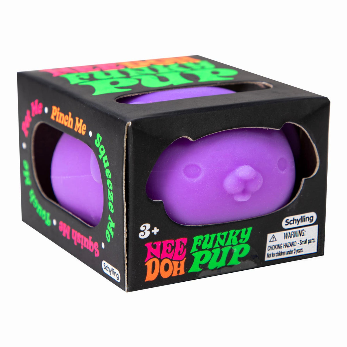 Neon Puppy Squeeze Toy