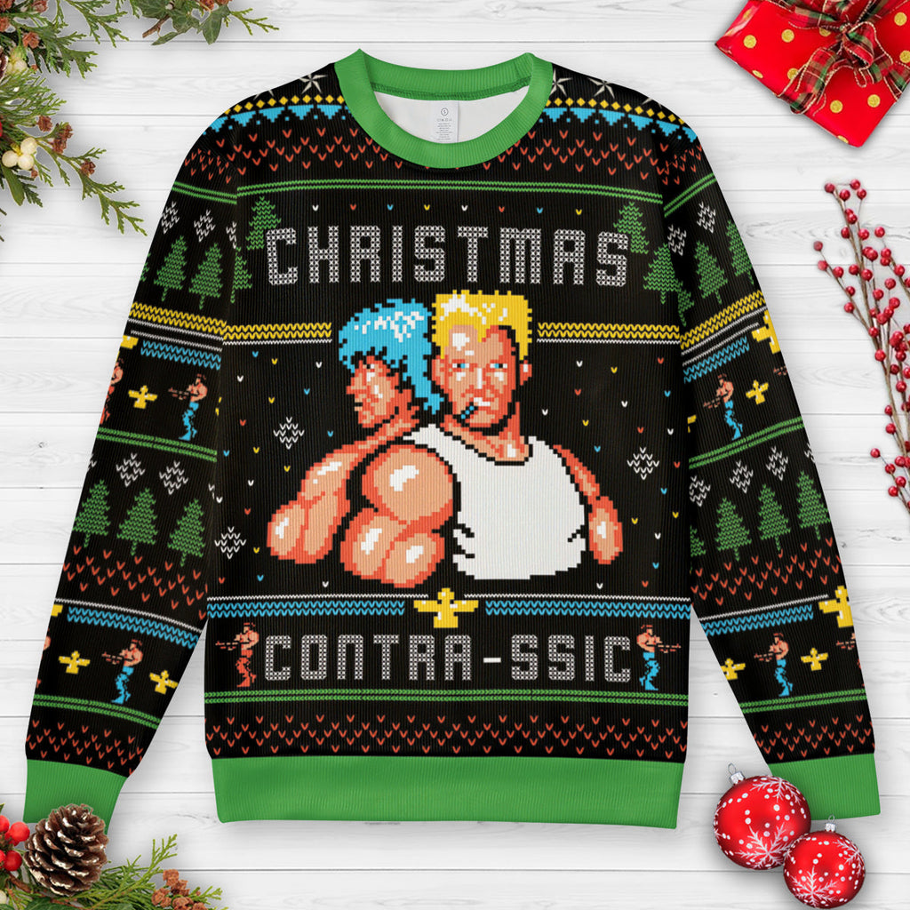 Christmas Contra-ssic Ugly Christmas Sweatshirt