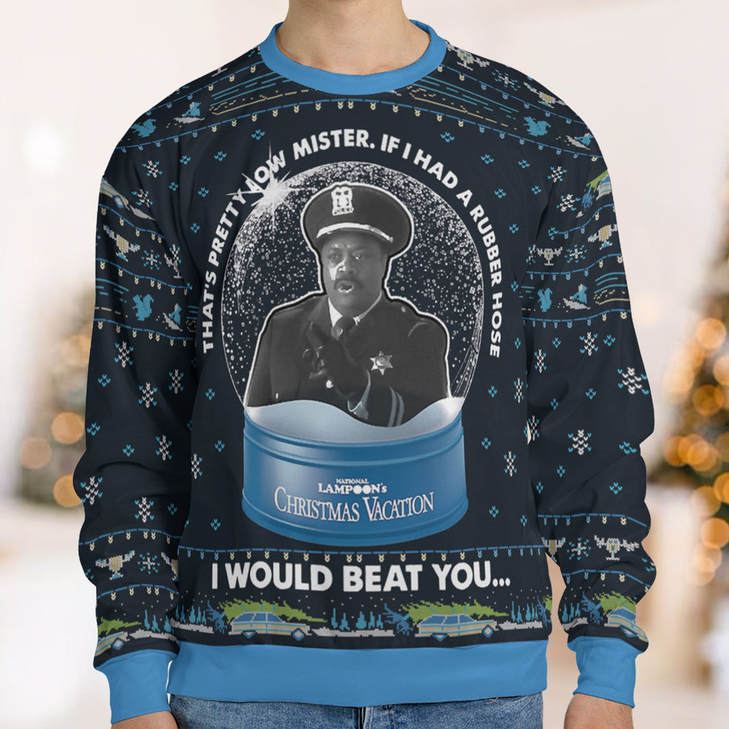 I Would Beat You Ugly Christmas Sweatshirt