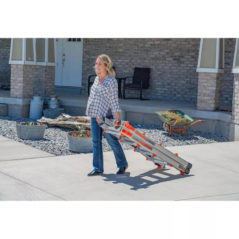 Little Giant Velocity 17-Foot Multi-Position Ladder - Type 1A Duty Rating, Aluminum Construction
