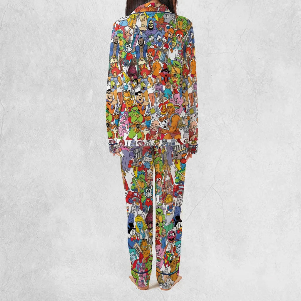 90s Cartoon Legends Pajamas Set