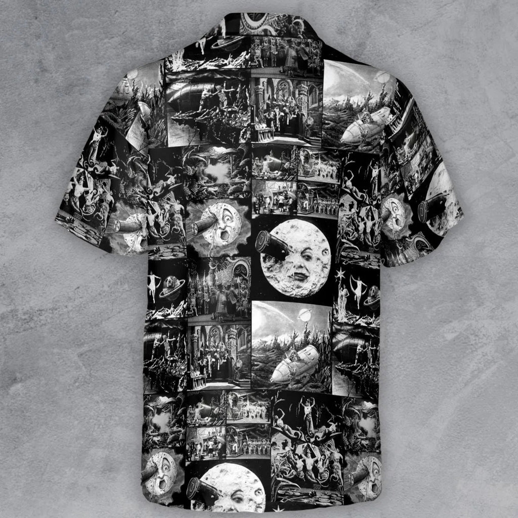Le Voyage Dans La Lune 1902 Button Down Shirt