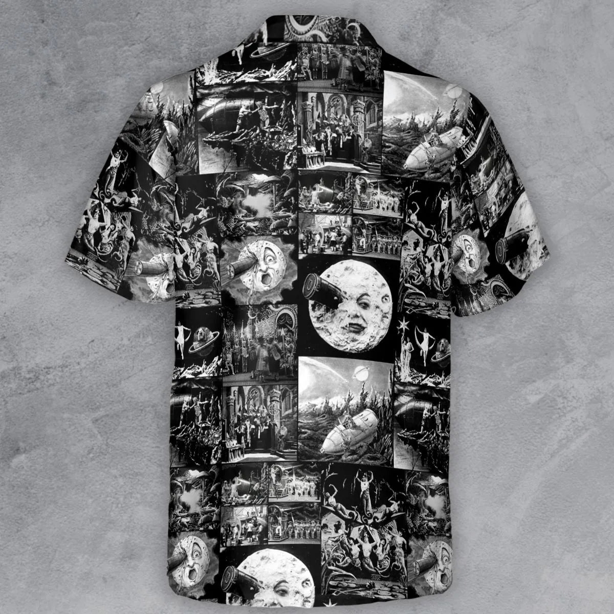 Le Voyage Dans La Lune 1902 Button Down Shirt