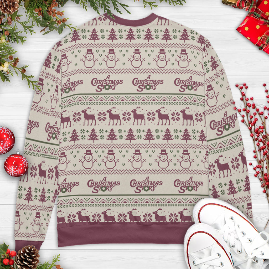 Soap Connoisseur A Christmas Story Ugly Christmas Sweatshirt