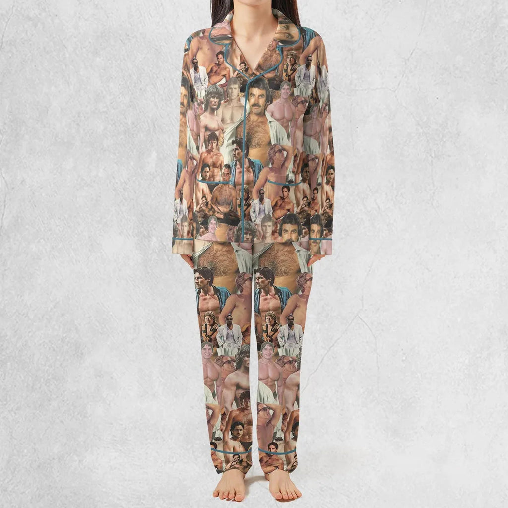 Vintage Hunks of The 80s Pajamas Set