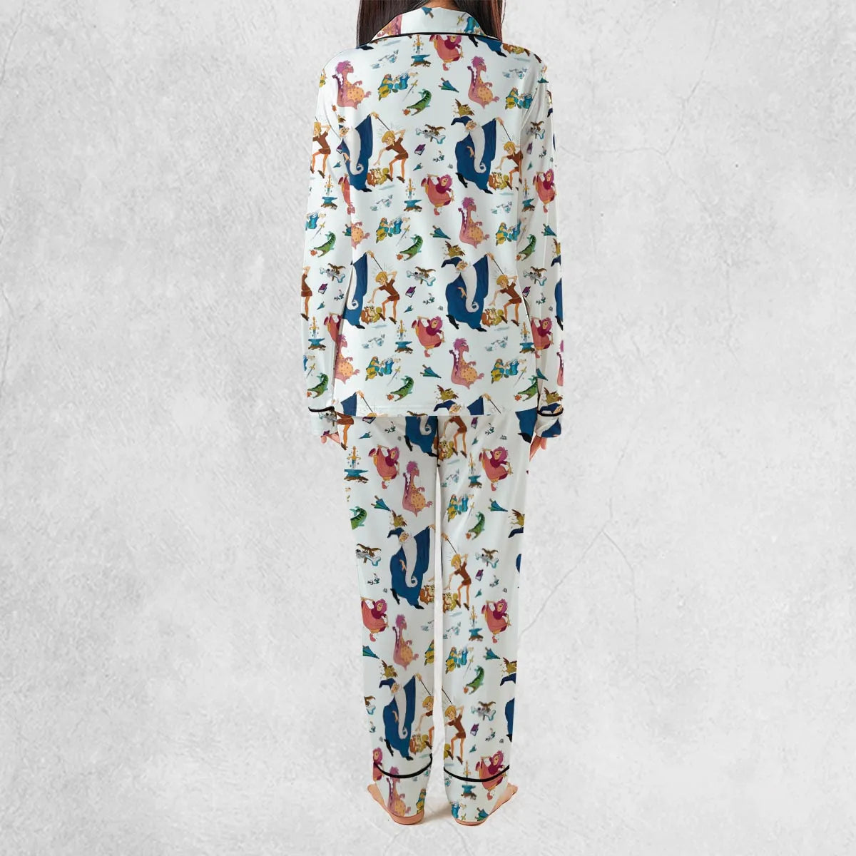 Sword in the Stone Pattern Pajamas Set