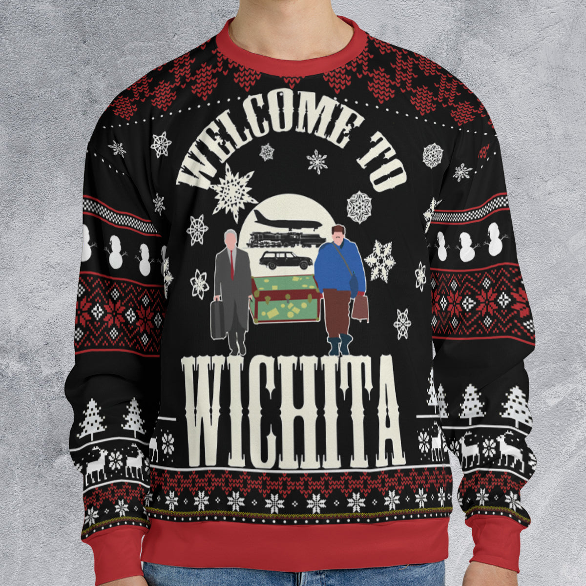 Welcome To Wichita Ugly Christmas Sweatshirt