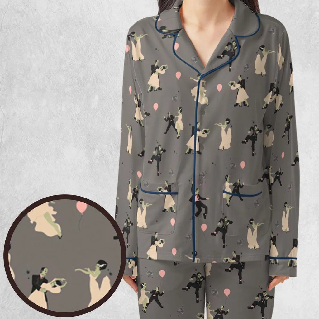 Dirty Dancing Frankenstein and Bride of Frankenstein Pajamas Set
