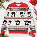 AT-AT Reindeer Ugly Christmas Sweatshirt
