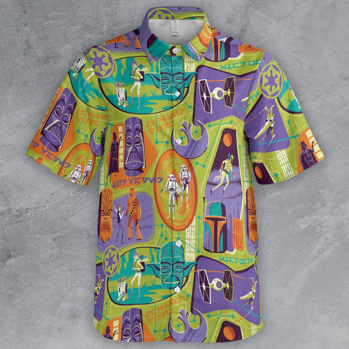Summer Vibe Star Wars Button Down Shirt