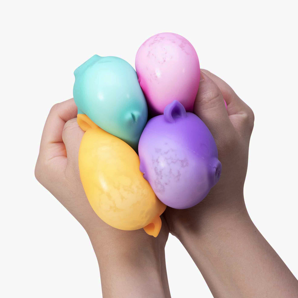 Neon Pig Squeeze Toy