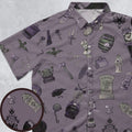 Welcome Foolish Mortals Haunted Mansion Button Down Shirt
