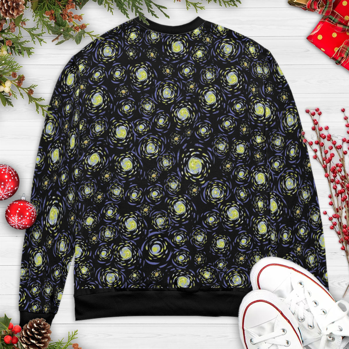 Chris Farley Van Gogh Down River Ugly Christmas Sweatshirt